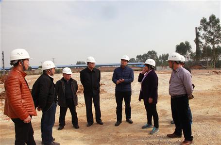 集團公司第四監(jiān)事會領(lǐng)導(dǎo)視察我司在建工程