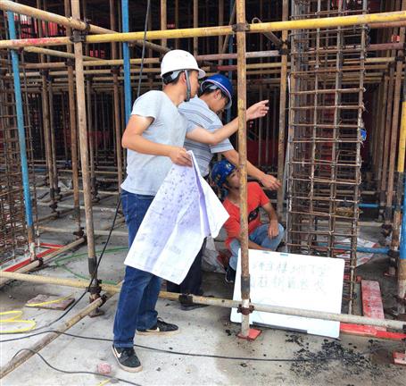 桂華分公司：堅守崗位，端午節(jié)建設(shè)工地不停歇