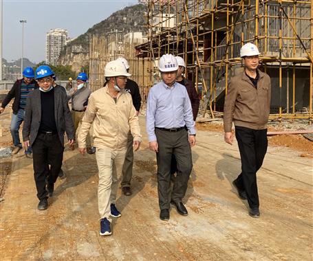 柳州市軌道交通集團(tuán)到公司項目開展節(jié)前檢查調(diào)研