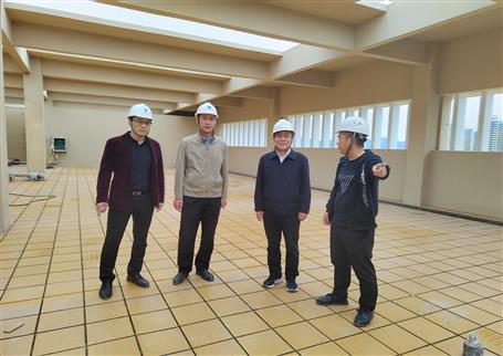 廖立波、何勇到項目開展一季度暨復(fù)工復(fù)產(chǎn)綜合大檢查