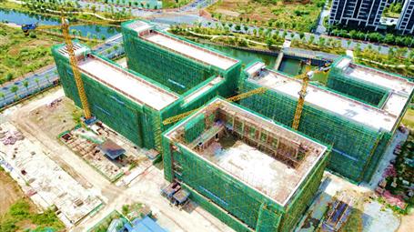 【奮戰(zhàn)三季度 打贏攻堅戰(zhàn)】柳州市明德小學2#、3#教學樓主體結構通過驗收