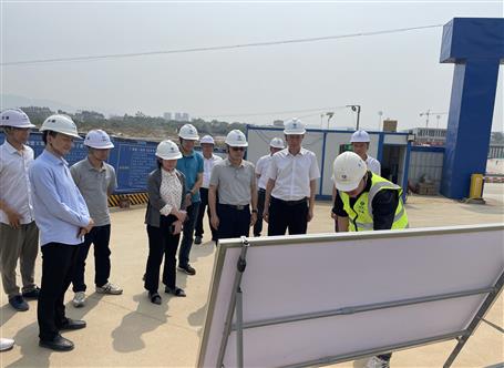 集團公司考評組到冶建公司項目開展勞動競賽評比檢查